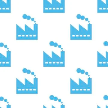 Factory seamless pattern Stock Illustration