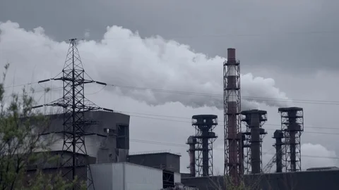 Factory in slow motion Stock Footage 82731703