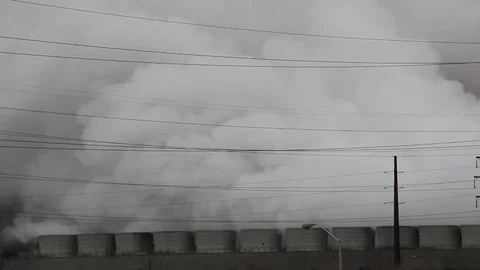 Factory smoke Stock Footage 78460115