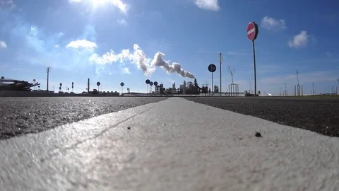 Factory smoke Stock Footage 78672007