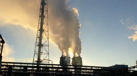 Factory smoke stack (13) Видео 44497755