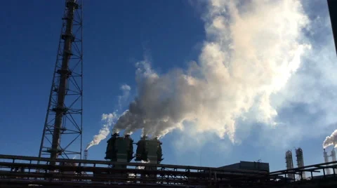 Factory smoke stack (7) Видео 44497903