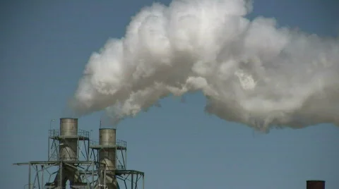 Factory Smoke stack Stock Footage 291339
