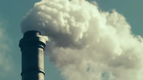 Factory Smokestack 스톡 동영상 23723888