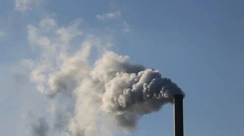 Factory smokestack Видео 24923872