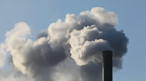 Factory smokestack Stock Footage 25359846