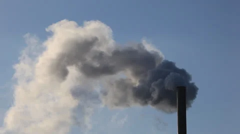 Factory smokestacks Видео 24865785