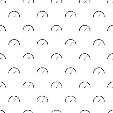 Factory speedometer pattern, simple style Illustrazione stock