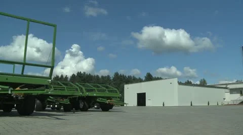 Factory square Video stock 21763020