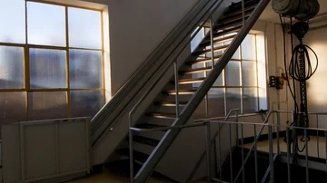 Factory staircases and hall Video stock 85604971