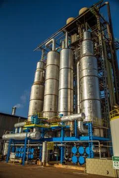 Factory sugar cane Foto stock