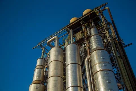 Factory sugar cane Stock Photos