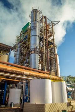 Factory sugar cane Stock Photos