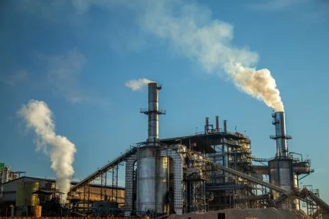 Factory sugar cane Stock Photos