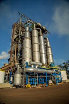 Factory sugar cane Foto stock