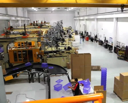 Factory Supervisor Pan Stock Footage 939760