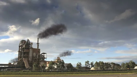 Factory Timelapse - HD Video stock 44619386