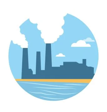 Factory Vector Icon Stock Illustration