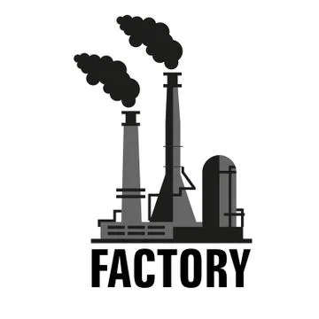 Factory Vector Icon Stock Illustration