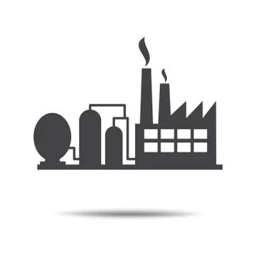 Factory vector icon Stock Illustration