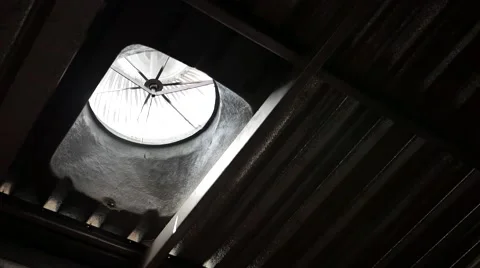  Factory ventilation fan, fast moving, Stock Footage 59789744