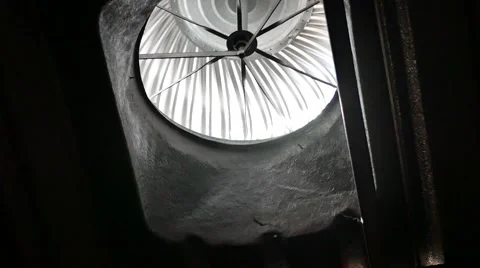 Factory ventilation fan. 스톡 동영상 58002165