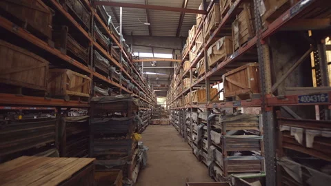 Factory ware house india Stock Footage 254778077