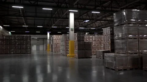 Factory warehouse Видео 142318133