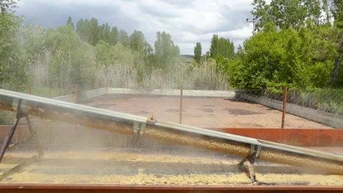 Factory Wastes Stock Footage 135399821