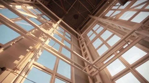 Factory window scale Stock Footage 49071749