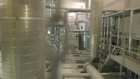 Factory, without people Video stock 128241743