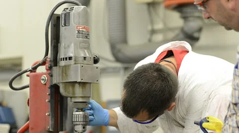 Factory worker 3 库存影片 31840603