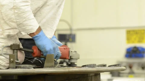 Factory worker 5 Video stock 31834865