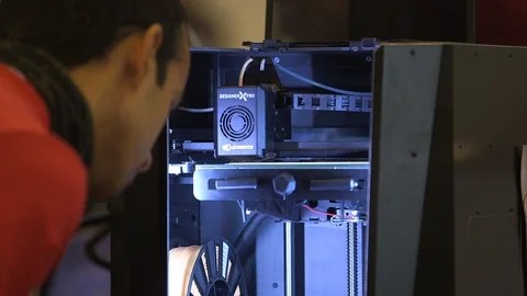 Factory worker checking the equipment Stock Footage 100037188