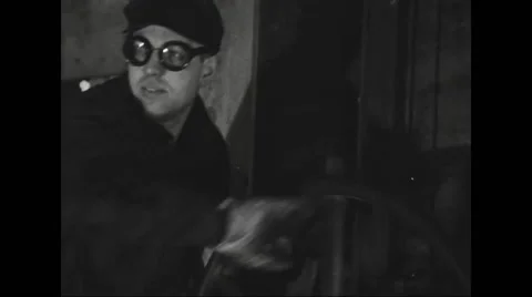 Factory worker controlling blast with help of snort valve in steel mill Stock Footage