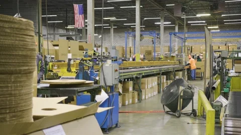 Factory workers Stock Footage 229653997