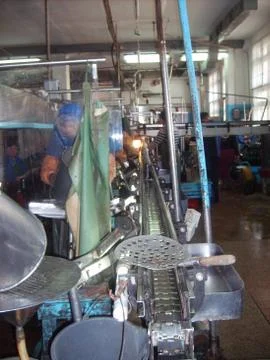 Factory workers at job Stock Photos
