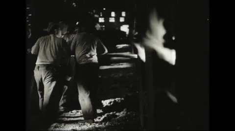 Factory workers working in steel mill Stock Footage 44571586