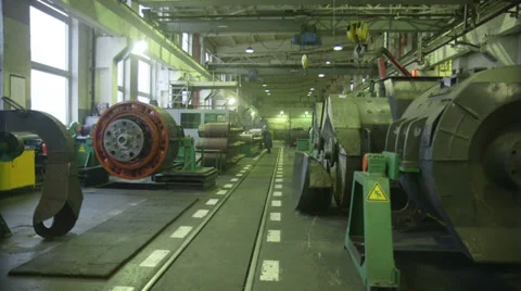 Factory Works Stock Footage 33402810