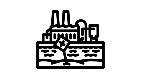 Factory wover river Stock Footage 326747480