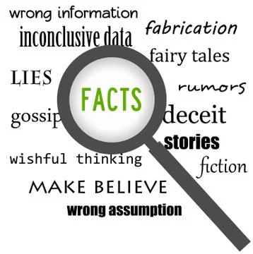 Facts Stock Illustration