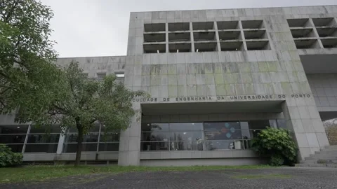 Faculty of Engineering building of University of Porto Portugal Stock Footage 325479748