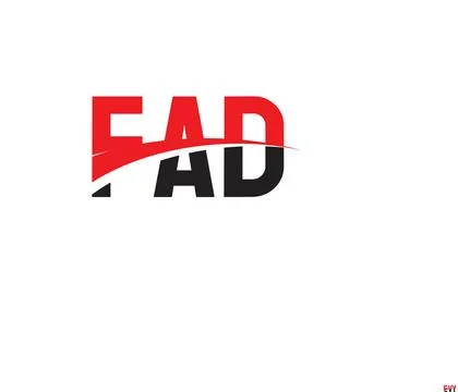FAD initial letter logo design vector template. creative symbol for corpora.. Stock Illustration