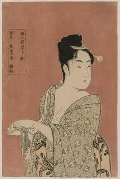 The Faddish Type from the series Ten Types in the Physiognomy of Women, c. .. Stock Illustration
