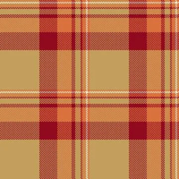 Fade plaid check textile, decor pattern fabric seamless. Pixel tartan textu.. Иллюстрация