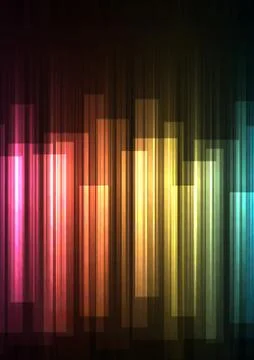 Fade speed bar overlap in dark background Illustrazione stock