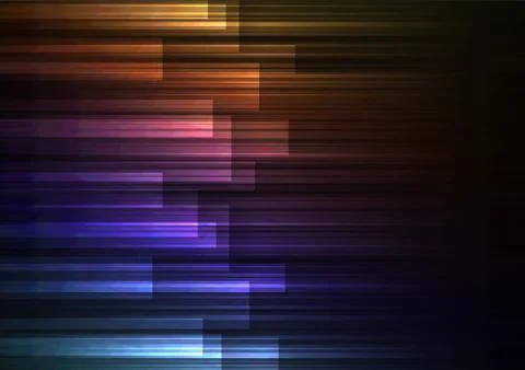 Fade speed bar overlap in dark background Illustrazione stock