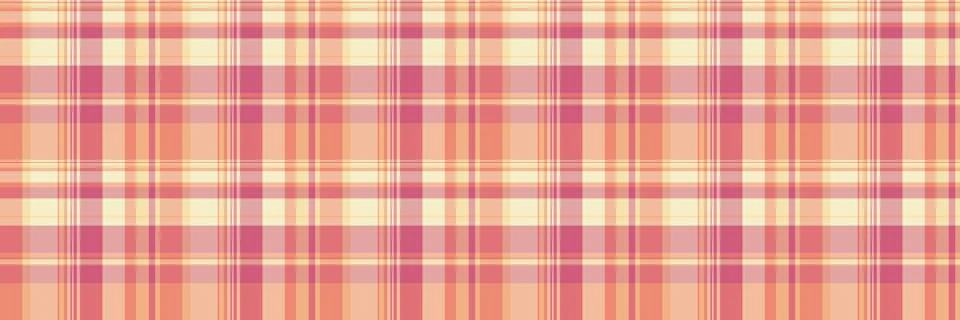 Faded check plaid pattern, 30s seamless textile texture. Template vector fa.. Stock Illustration
