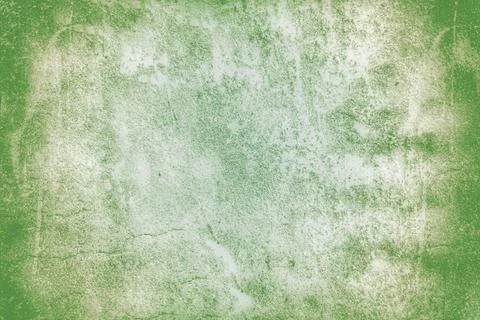 Faded Green Wall Painted Grunge Texture Stock Illustration