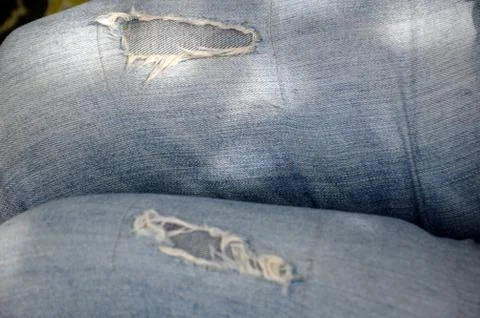 Faded jeans Stockfoto's